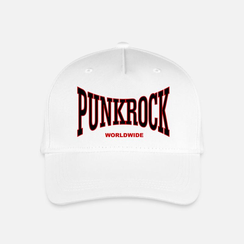 punkrock - Kinder Bio Basecap - Weiß