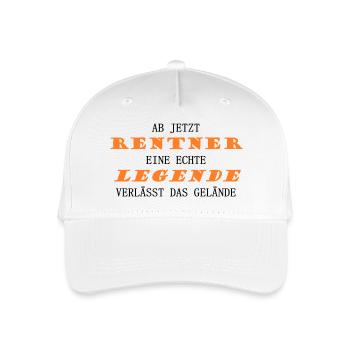 Rentner Legende - Kinder Bio Basecap - Weiß - Vorne