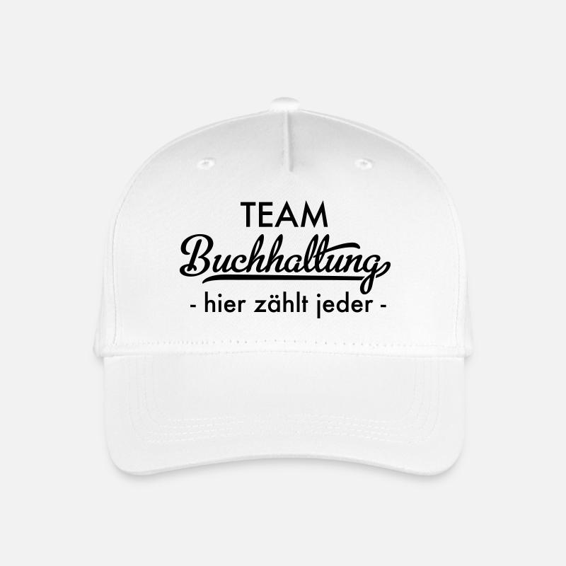 Team Buchhaltung - Kinder Bio Basecap - Weiß