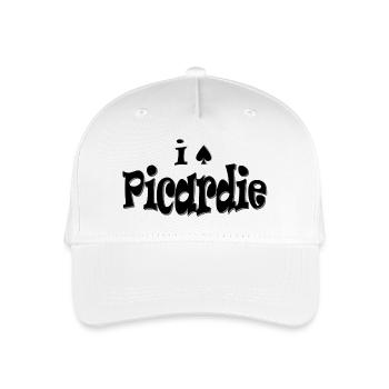 Ich liebe Picardie - Kinder Bio Basecap - Weiß - Vorne