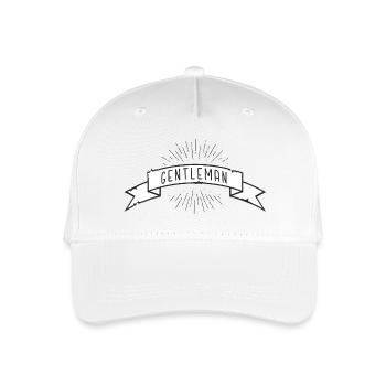 Gentleman Banderole - Casquette de baseball bio Enfant - blanc - Devant
