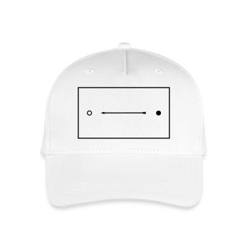 elli arrow - Organic Kids’ Baseball Cap - white - Front
