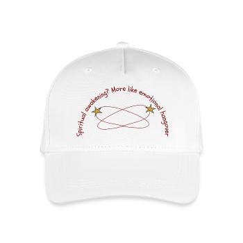 Éveil spirituel Gueule de bois émotionnelle Citation - Casquette de baseball bio Enfant - blanc - Devant