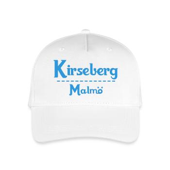 Kirseberg – Malmö Sky Blue Design - Organic Kids’ Baseball Cap - white - Front