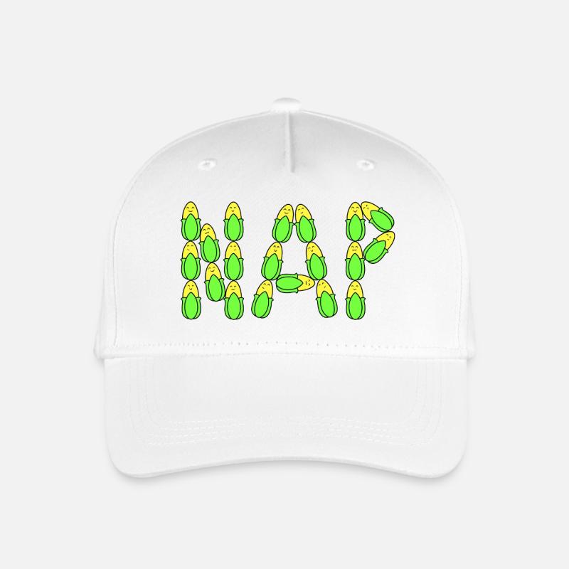 Corns schlafen - Kinder Bio Basecap - Weiß