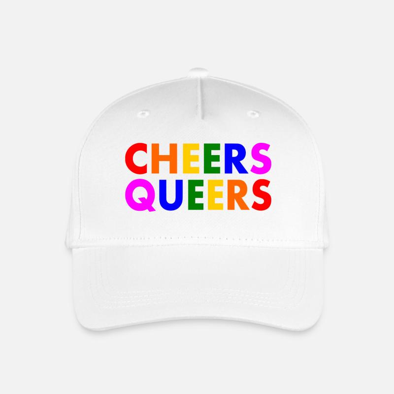 Cheers queers - Kinder Bio Basecap - Weiß
