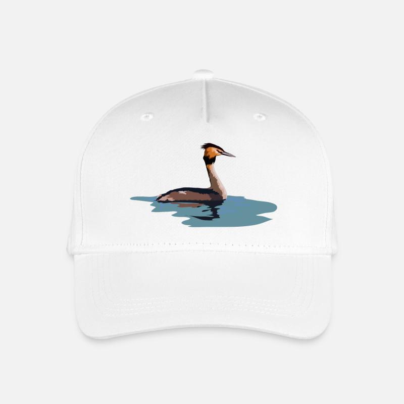 Haubentaucher - Kinder Bio Basecap - Weiß