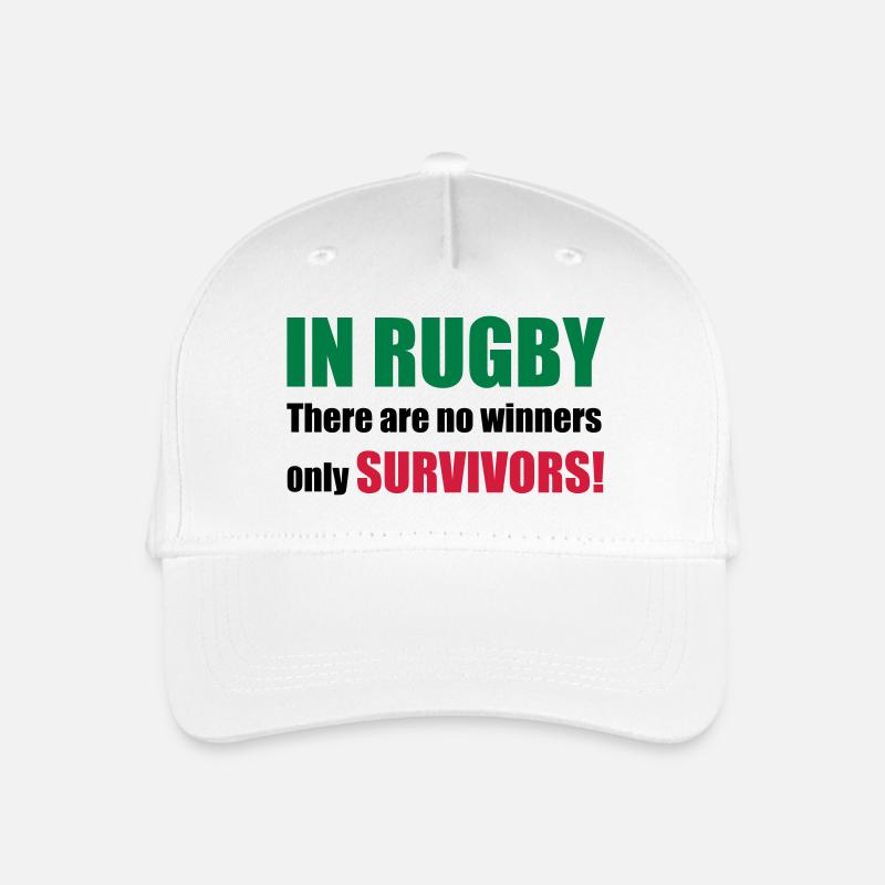 rugby - Organic Kids’ Baseball Cap - white
