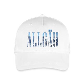 Allgäu Bayern Deutschland Europa Winter Berge - Kinder Bio Basecap - Weiß - Vorne
