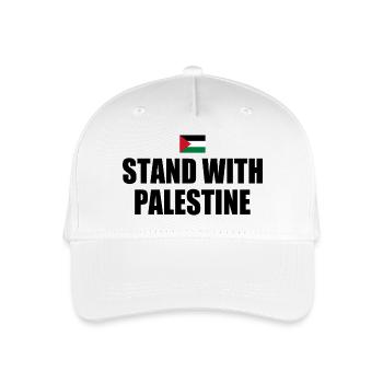 Stand with palestine - Organic Kids’ Baseball Cap - white - Front