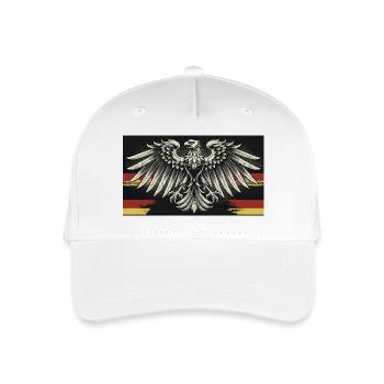 German Eagle zäh - Kinder Bio Basecap - Weiß - Vorne