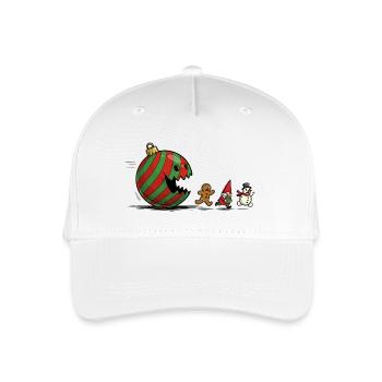Ornement Boule de Noël Dévoreuse - Casquette de baseball bio Enfant - blanc - Devant