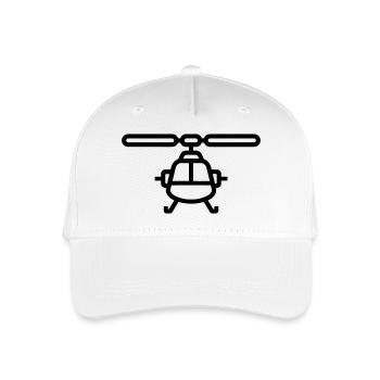 hélicoptère - Casquette de baseball bio Enfant - blanc - Devant