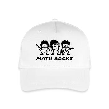 Les maths déchirent les formules Humour scolaire - Casquette de baseball bio Enfant - blanc - Devant