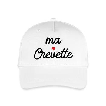 My Shrimp Heart Script Tee - Organic Kids’ Baseball Cap - white - Front