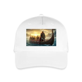Beowulf arrive au Danemark avec des guerriers nordiques my - Casquette de baseball bio Enfant - blanc - Devant