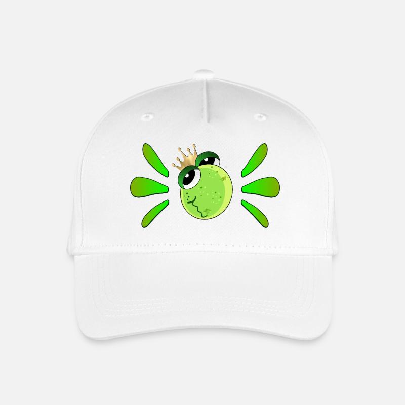 Geburtstagskind Geburtstag Frosch - Kinder Bio Basecap - Weiß
