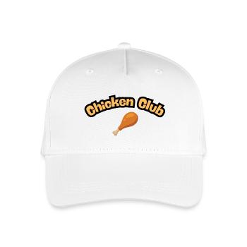 Chicken Club Chicken Lover - Organic Kids’ Baseball Cap - white - Front