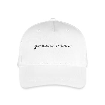 grace wins - Kinder Bio Basecap - Weiß - Vorne