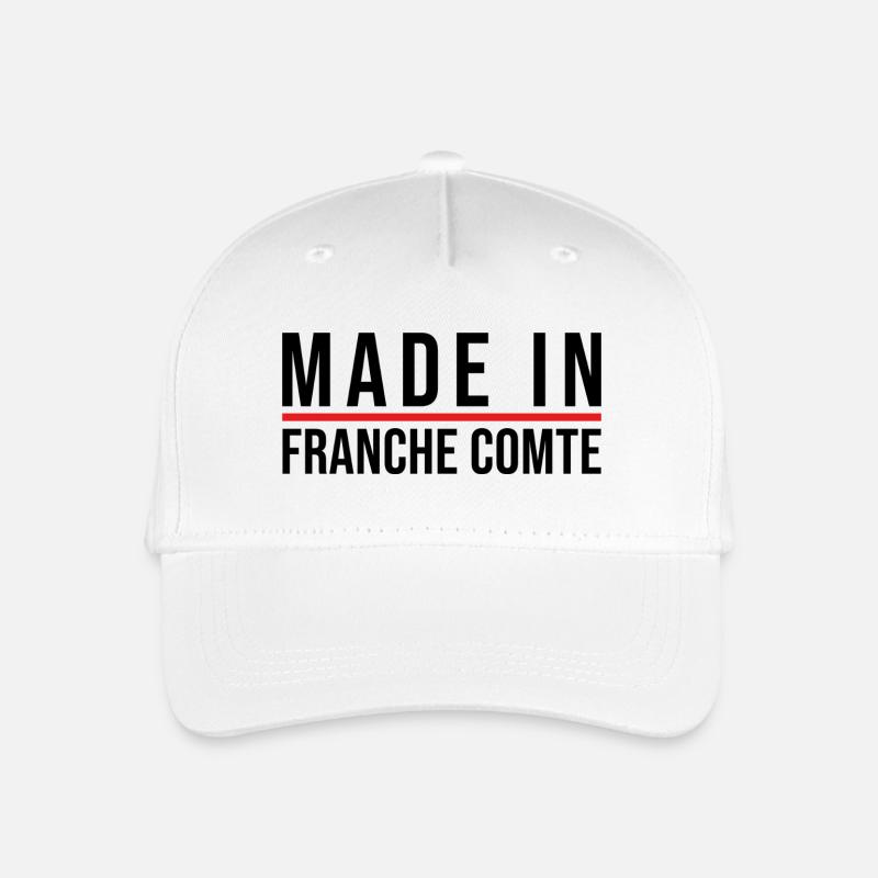 Prodotto in Franca Contea - Cappellino da baseball ecologico per bambini - bianco