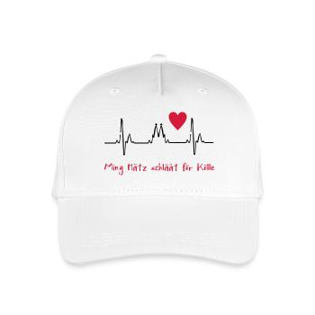 Köln - Kinder Bio Basecap - Weiß - Vorne