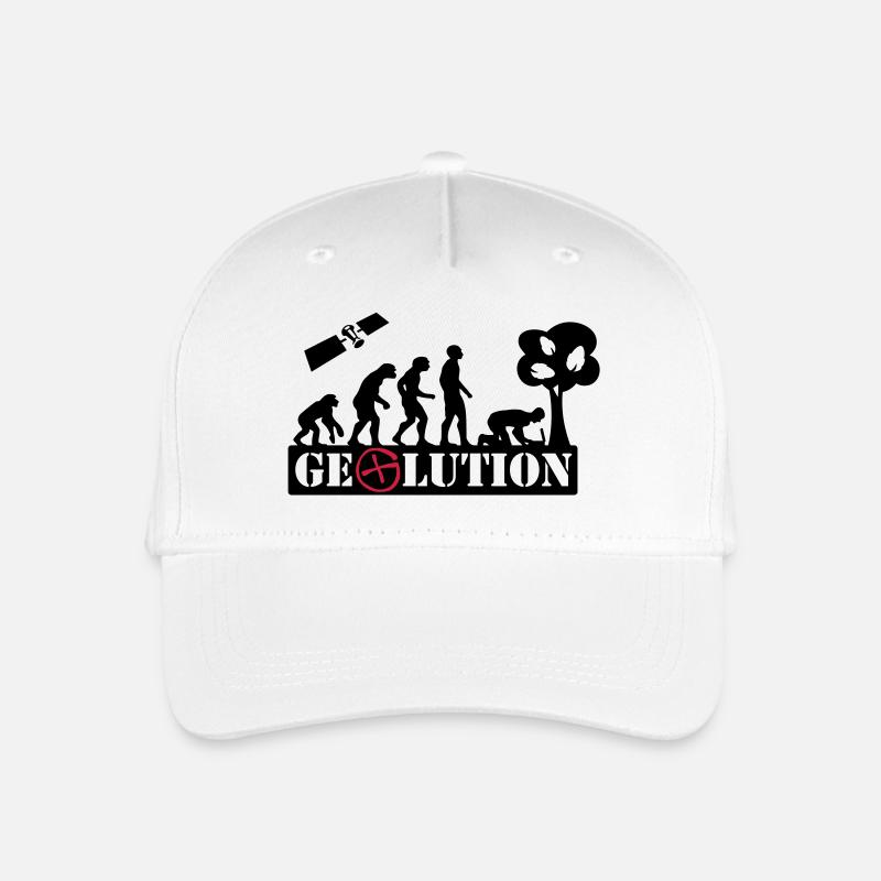Geolution - 2color - 2O12 - Kinder Bio Basecap - Weiß