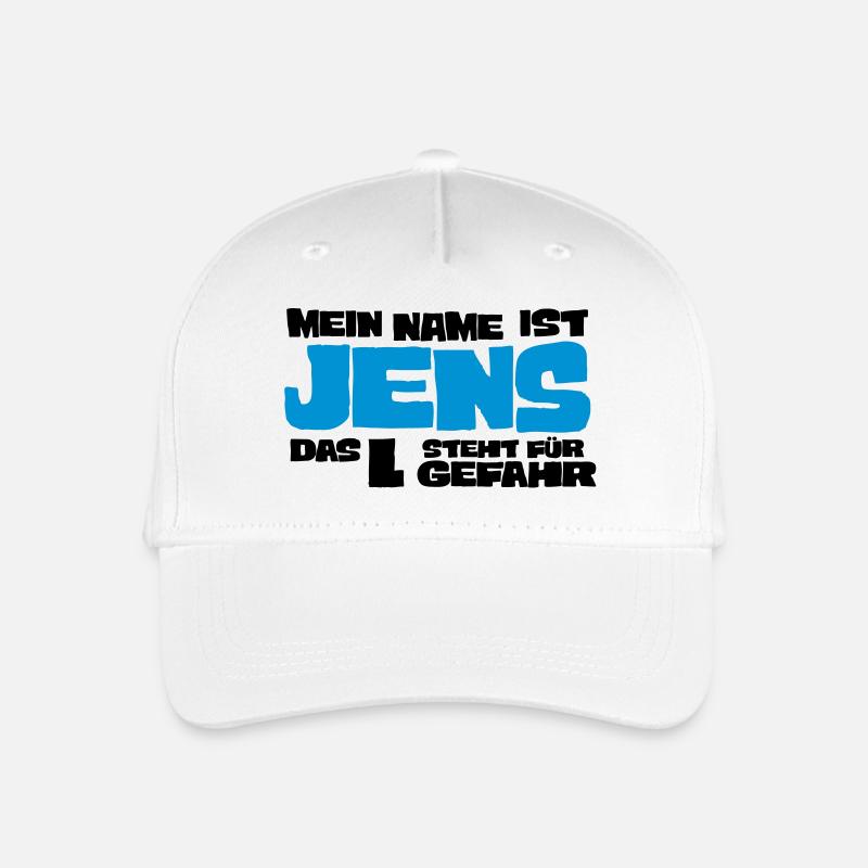 jens - Kinder Bio Basecap - Weiß