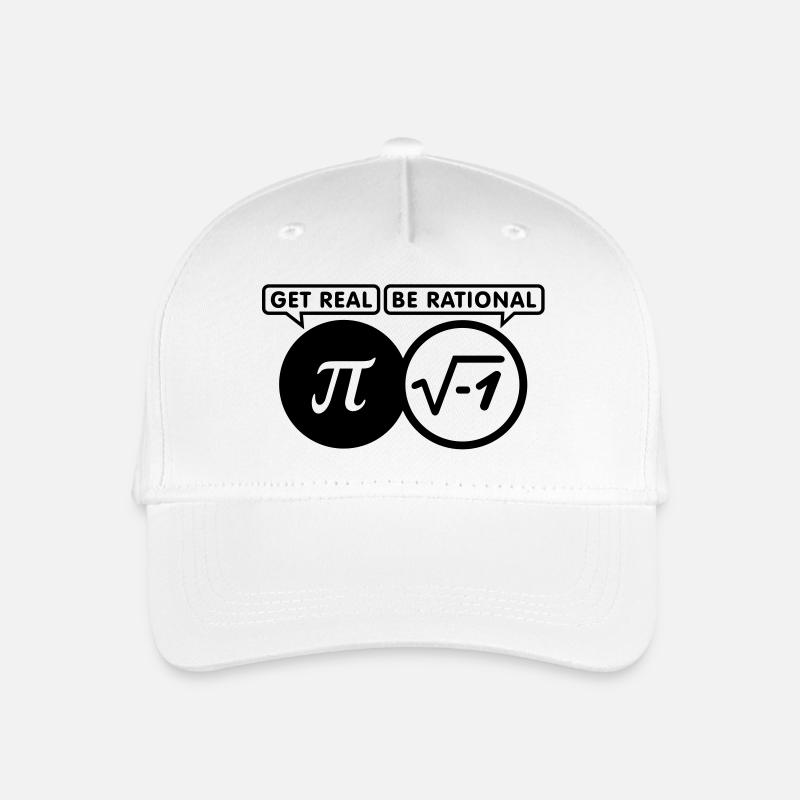 get real - be rational (1c) - Kinder Bio Basecap - Weiß