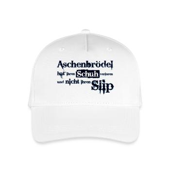 Aschenbrödel hat ihren Schuh verloren - Organic Kids’ Baseball Cap - white - Front