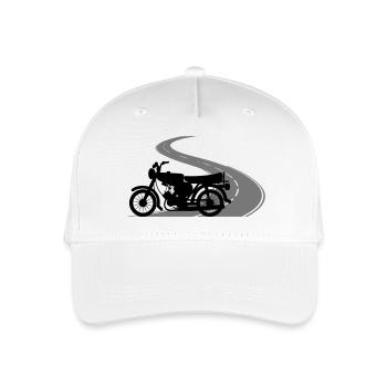 Fahrzeug - Simson Straße - Kinder Bio Basecap - Weiß - Vorne