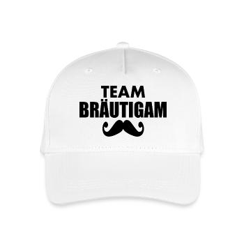 Team bräutigam - Kinder Bio Basecap - Weiß - Vorne