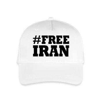 Free iran - Casquette de baseball bio Enfant - blanc - Devant