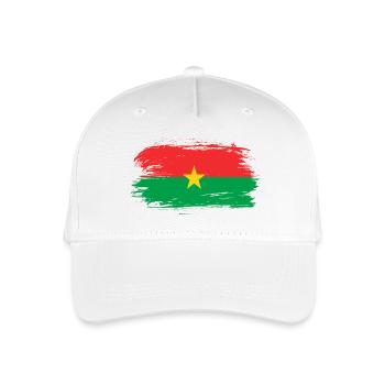 Burkina Faso flag - Organic Kids’ Baseball Cap - white - Front