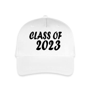 Class of 2023 - Organic Kids’ Baseball Cap - white - Front