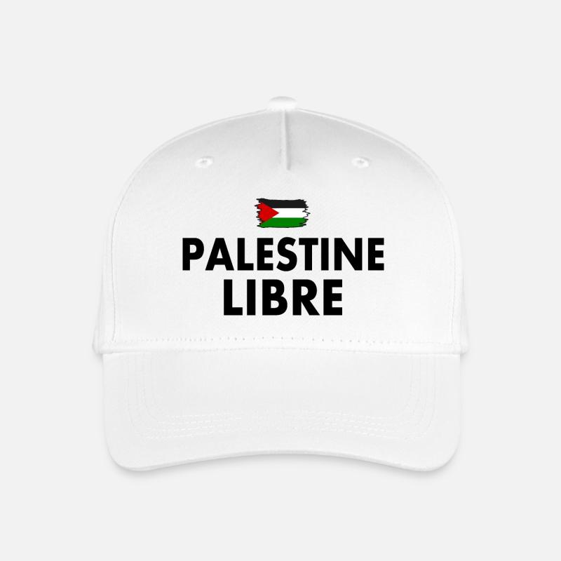 palestine libre - Kinder Bio Basecap - Weiß