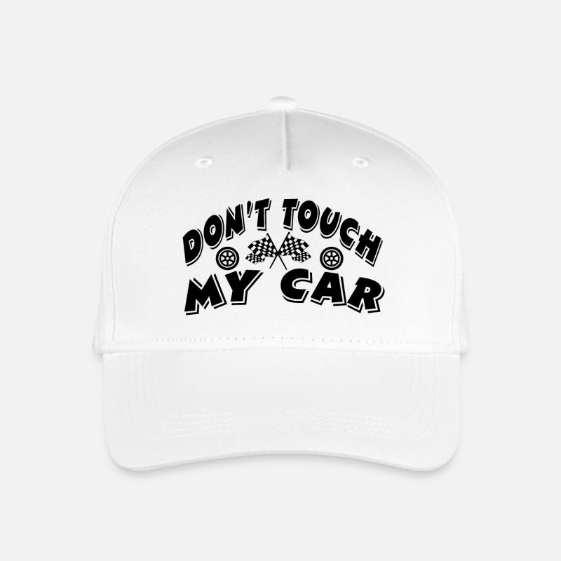 Auto - Kinder Bio Basecap - Weiß