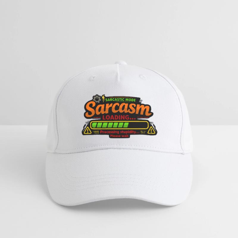 Sarcasm Loading – Processing Stupidity Organic Kids’ Baseball Cap