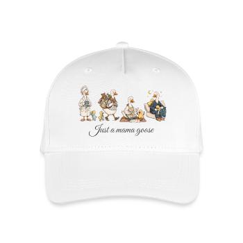 Chemise Mama Goose Mom – Cadeau drôle pour la fête des mères - Casquette de baseball bio Enfant - blanc - Devant