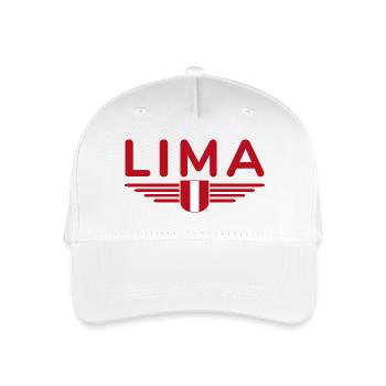 Lima Design – Experience Peru's Capital - Organic Kids’ Baseball Cap - white - Front