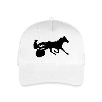 Horse racing - Casquette de baseball bio Enfant - blanc - Devant