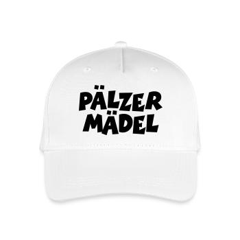 Pälzer Mädel - Pfälzer Mädchen aus der Pfalz - Kinder Bio Basecap - Weiß - Vorne