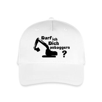 Can I hit on you? - Organic Kids’ Baseball Cap - white - Front