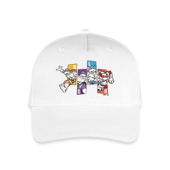 Teenage Mutant Ninja Turtles Initialen Logo - Kinder Bio Basecap - Weiß - Vorne