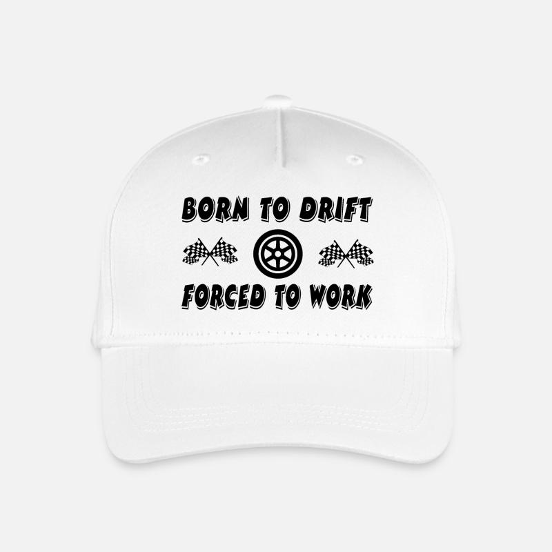 Auto - Kinder Bio Basecap - Weiß
