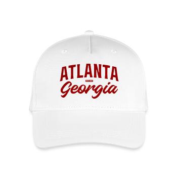 Atlanta Georgia Vintage Script - Kinder Bio Basecap - Weiß - Vorne