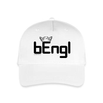 bEngl - Bengel, Wortwitz, Österreichischer Dialekt - Kinder Bio Basecap - Weiß - Vorne