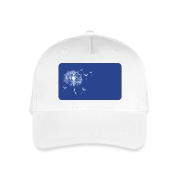 Bleu pissenlit - personnalisable - Casquette de baseball bio Enfant - blanc - Devant