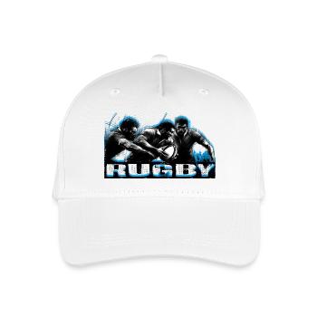 Rugby - Kinder Bio Basecap - Weiß - Vorne