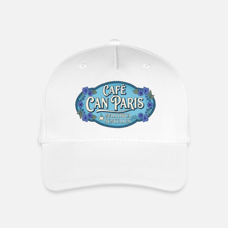 Mallorca Cafe Can Paris Sencelles - Kinder Bio Basecap - Weiß