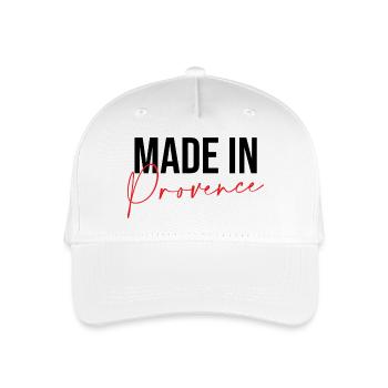 Hergestellt in der Provence - Kinder Bio Basecap - Weiß - Vorne
